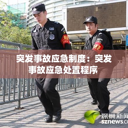 突發事故應急制度:突發事故應急處置程序