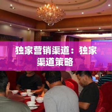 獨(dú)家營(yíng)銷渠道:獨(dú)家渠道策略