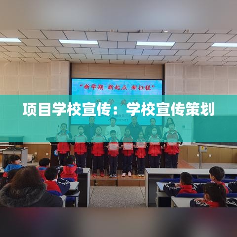 項目學校宣傳:學校宣傳策劃