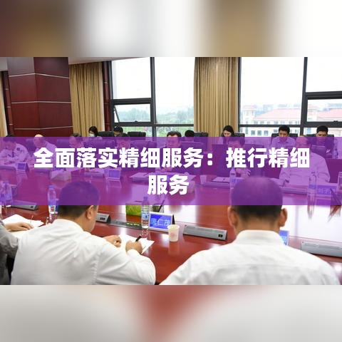 全面落實精細服務(wù):推行精細服務(wù)