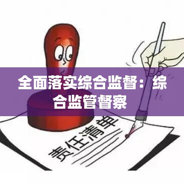 全面落實綜合監督:綜合監管督察