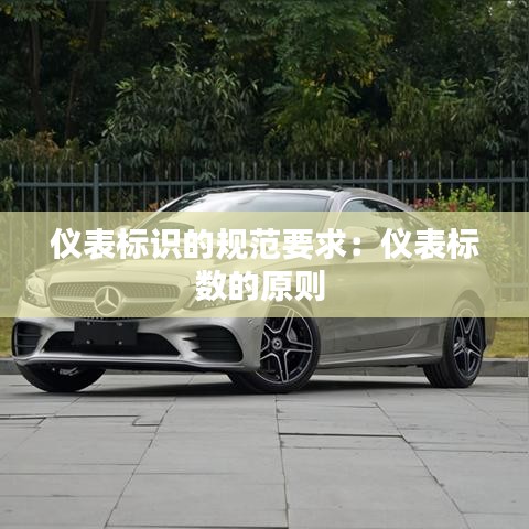 儀表標(biāo)識的規(guī)范要求:儀表標(biāo)數(shù)的原則