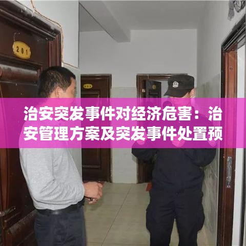 治安突發事件對經濟危害:治安管理方案及突發事件處置預案