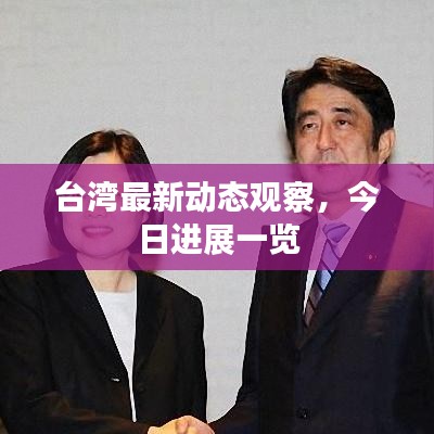 臺灣最新動態觀察,今日進展一覽