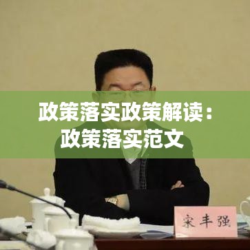 政策落實政策解讀:政策落實范文