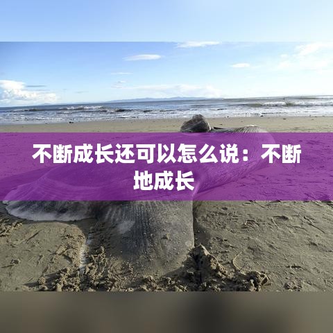不斷成長還可以怎么說:不斷地成長