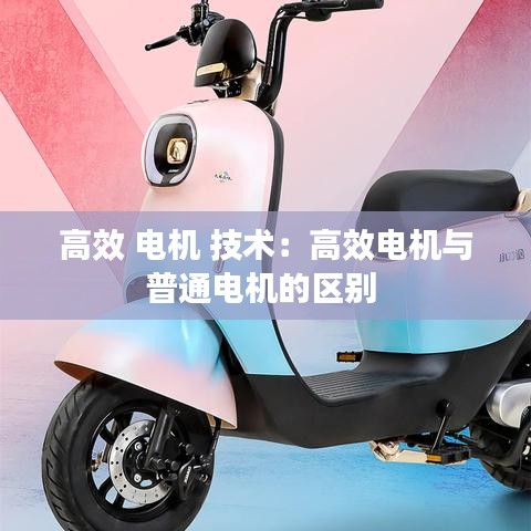 高效 電機(jī) 技術(shù):高效電機(jī)與普通電機(jī)的區(qū)別