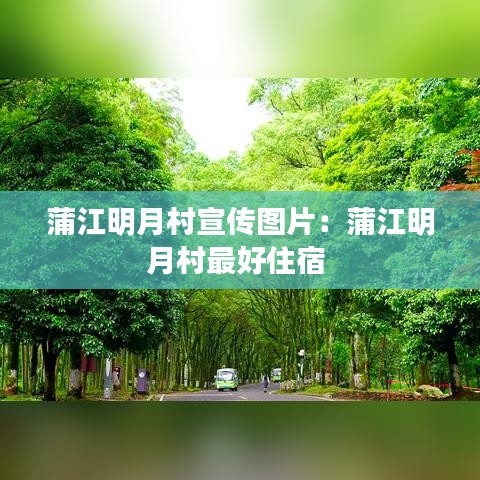蒲江明月村宣傳圖片:蒲江明月村最好住宿