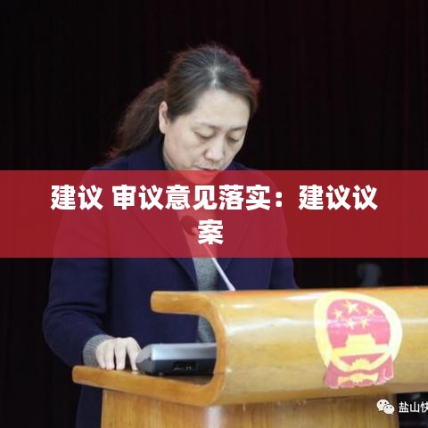 建議 審議意見落實(shí):建議議案