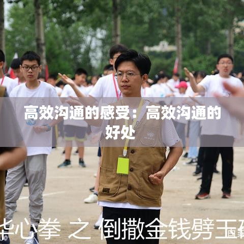 高效溝通的感受:高效溝通的好處