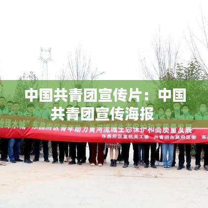 中國共青團宣傳片:中國共青團宣傳海報