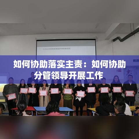 如何協助落實主責:如何協助分管領導開展工作