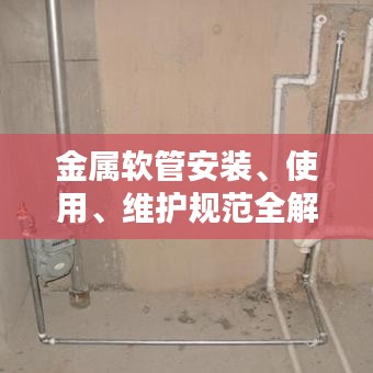 金屬軟管安裝、使用、維護規范全解析,提升安全性能,保障順暢運行