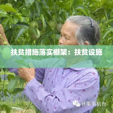 扶貧措施落實棚架:扶貧設施