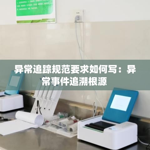 異常追蹤規(guī)范要求如何寫(xiě):異常事件追溯根源