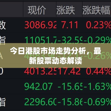 今日港股市場(chǎng)走勢(shì)分析,最新股票動(dòng)態(tài)解讀