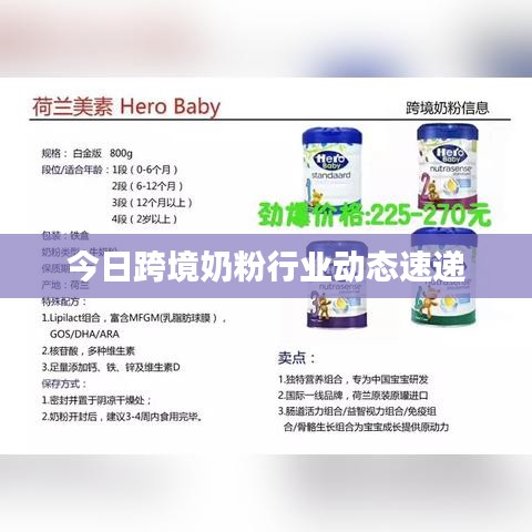 今日跨境奶粉行業動態速遞