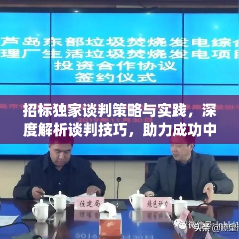 招標獨家談判策略與實踐,深度解析談判技巧,助力成功中標!