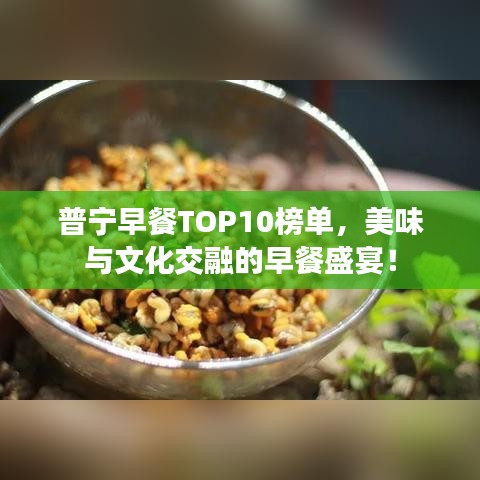 普寧早餐TOP10榜單,美味與文化交融的早餐盛宴!