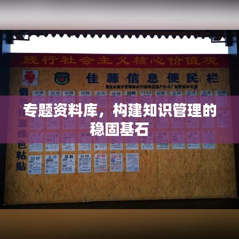 專題資料庫,構建知識管理的穩固基石