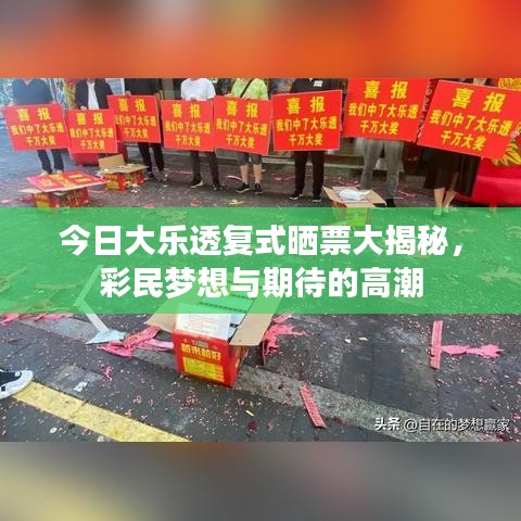 今日大樂透復(fù)式曬票大揭秘,彩民夢想與期待的高潮