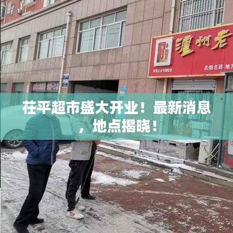 茌平超市盛大開業(yè)!最新消息,地點揭曉!