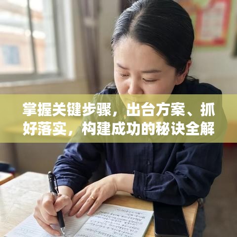 掌握關鍵步驟,出臺方案、抓好落實,構建成功的秘訣全解析
