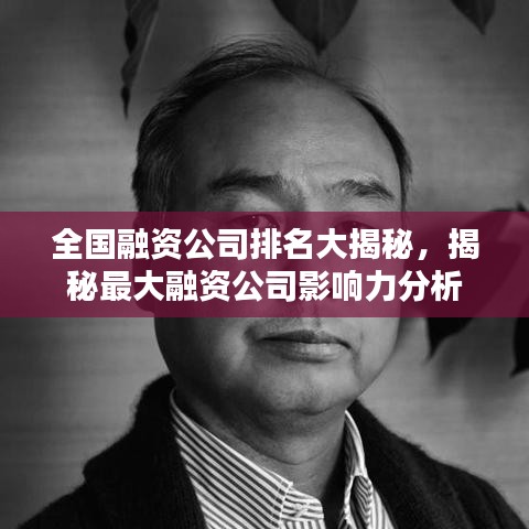 全國融資公司排名大揭秘，揭秘最大融資公司影響力分析